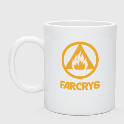 Кружка керамическая FAR CRY 6 FIRE, цвет: белый