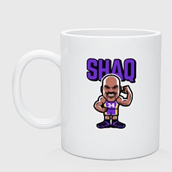 Кружка керамическая Shaq, цвет: белый