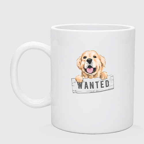 Кружка Dog Wanted / Белый – фото 1