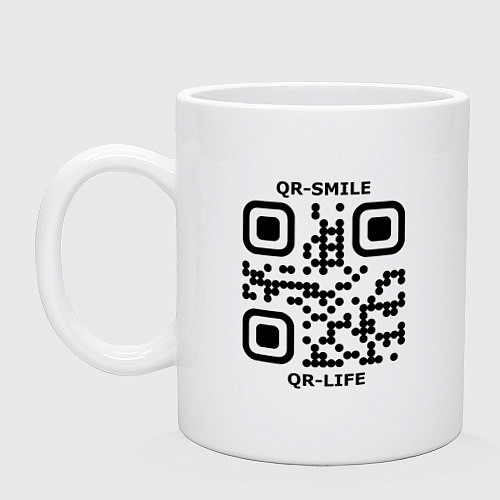 Кружка QR-SMILE / Белый – фото 1