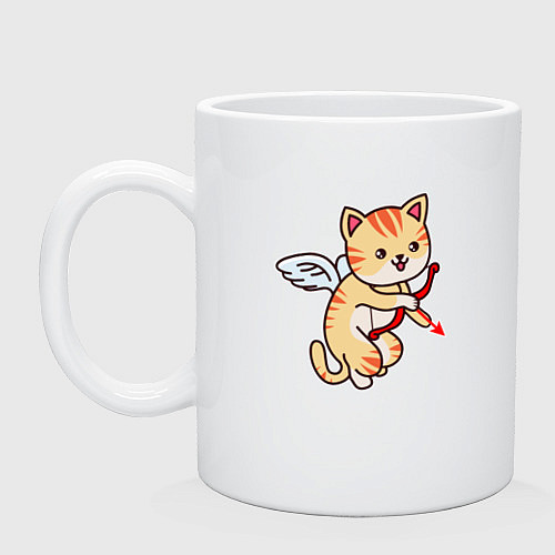 Кружка Angel Cat / Белый – фото 1