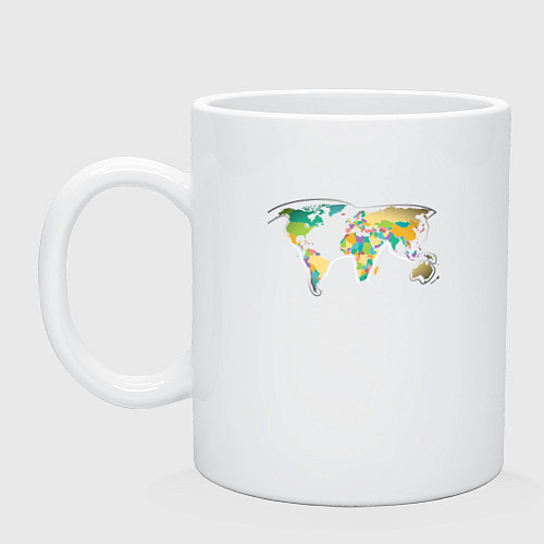 Кружка World Cat / Белый – фото 1