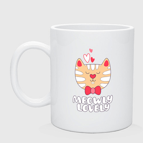 Кружка Meowly Lovely / Белый – фото 1