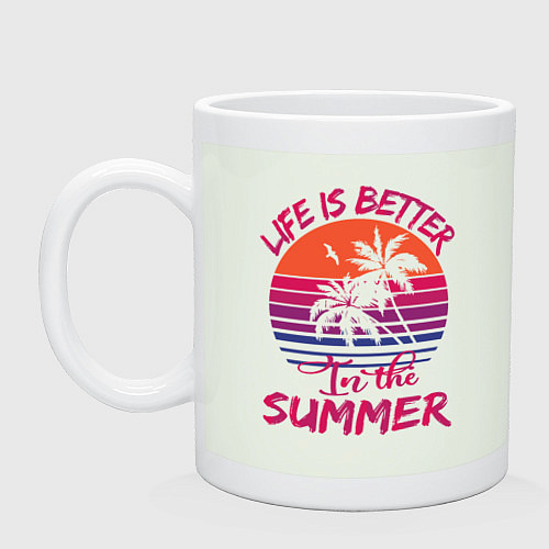 Кружка Better summer Лучшее Лето! / Фосфор – фото 1