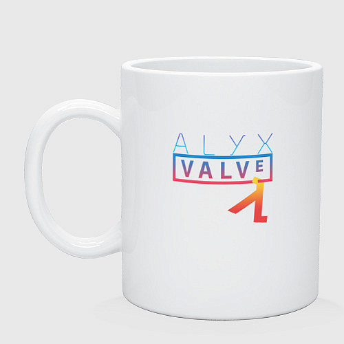 Кружка ALEX LOGO АЛЕКС VALVE Z / Белый – фото 1