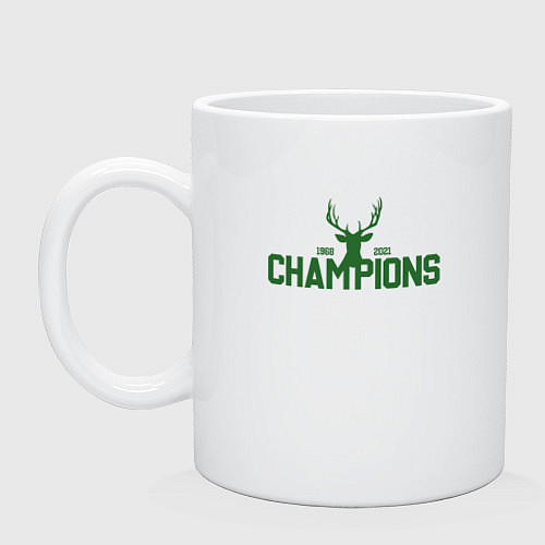 Кружка Bucks Champions / Белый – фото 1