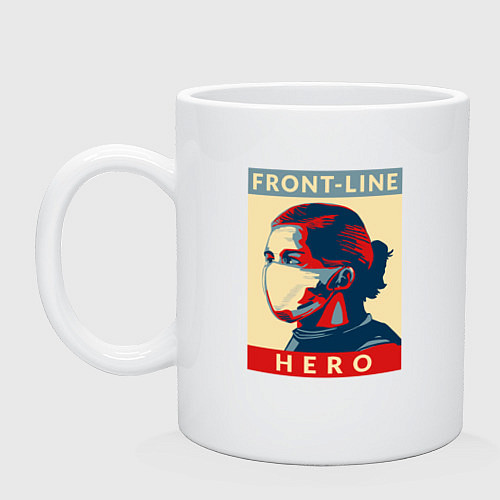 Кружка Front-Line Hero / Белый – фото 1