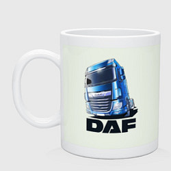 Кружка керамическая Daf Truck, цвет: фосфор