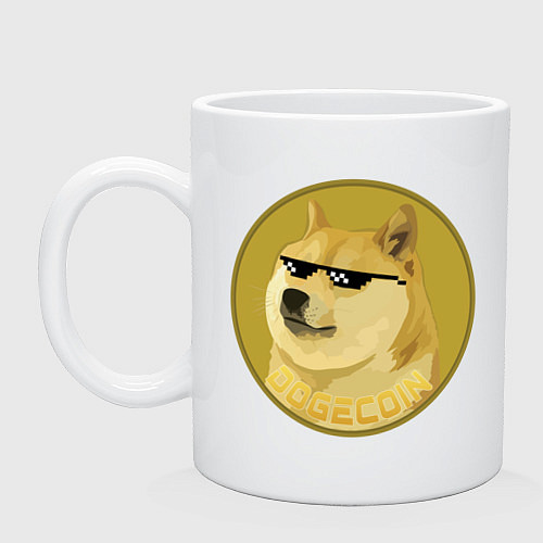 Кружка Dogecoin / Белый – фото 1