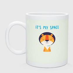 Кружка керамическая Это мой космос, цвет: фосфор