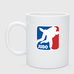 Кружка керамическая Judo - Sport, цвет: белый