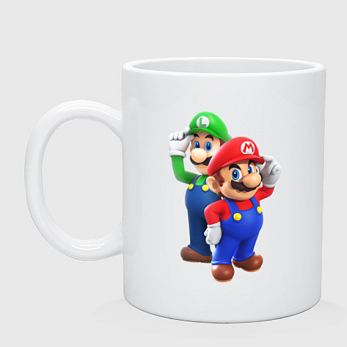 Кружка Mario Bros / Белый – фото 1