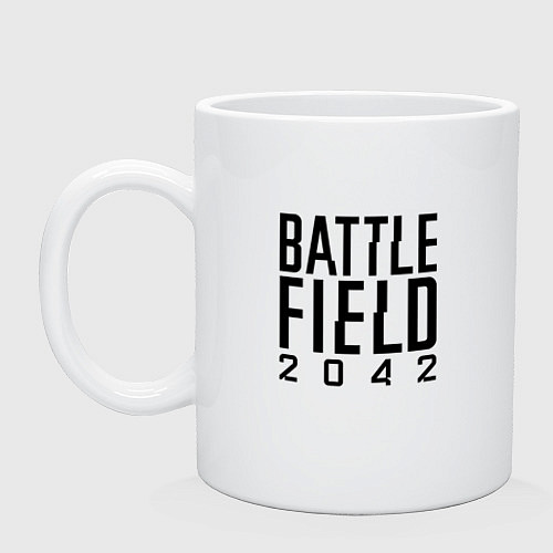 Кружка BATTLEFIELD 2042 LOGO БАТЛФИЛД 2042 ЛОГО / Белый – фото 1