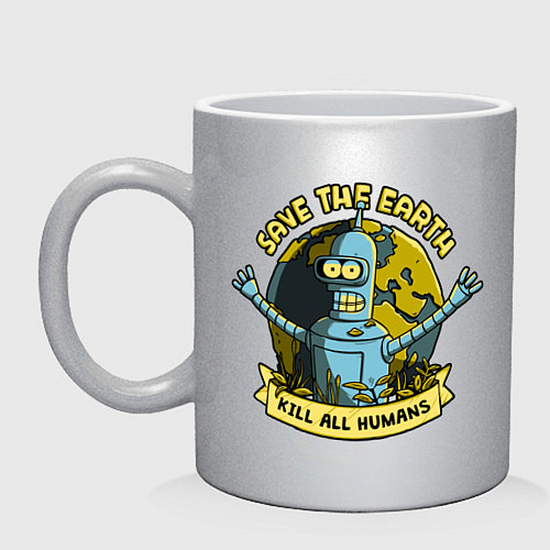 Кружка Bendеr / Серебряный – фото 1