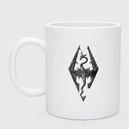 Кружка СКАЙРИМ ЛОГО SKYRIM LOGO / Белый – фото 1