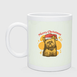 Кружка керамическая Merry Christmas, цвет: фосфор