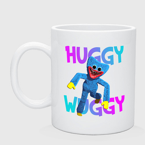 Кружка Huggy Wuggy: Игрушка с зубами / Белый – фото 1