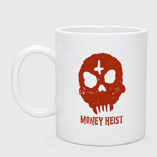 Кружка Money Heist Skull / Белый – фото 1