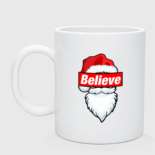 Кружка I Believe In Santa Я Верю В Санту / Белый – фото 1