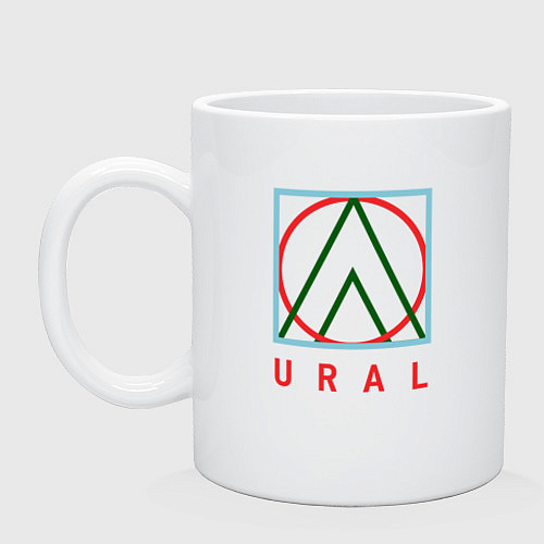 Кружка Ural mountains / Белый – фото 1