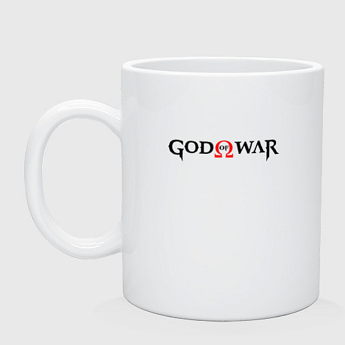 Кружка GOD OF WAR LOGO BLACK RED / Белый – фото 1