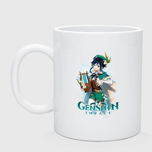 Кружка Венти Venti Genshin Impact / Белый – фото 1