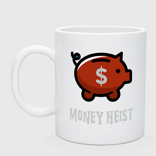 Кружка Money Heist Pig / Белый – фото 1