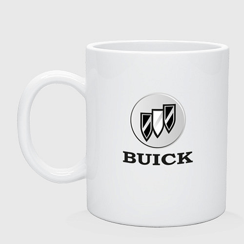 Кружка Gray gradient Logo Buick / Белый – фото 1