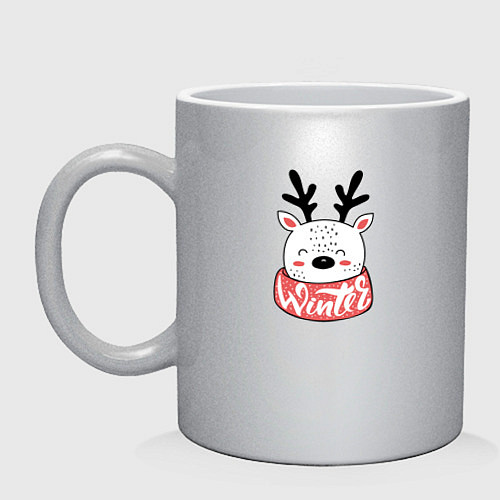 Кружка Pinguin Be jolly / Серебряный – фото 1