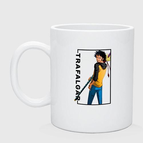 Кружка Трафальгар Ло Ван пис / Белый – фото 1