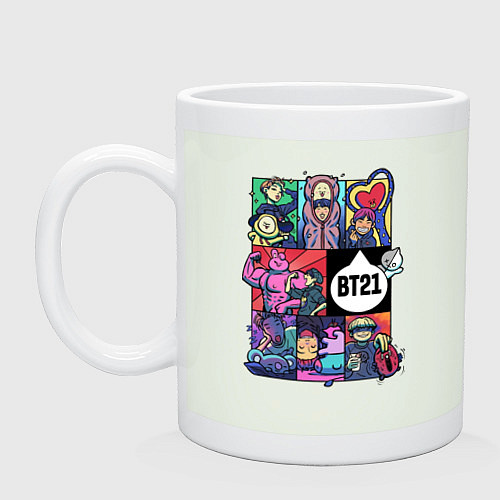 Кружка BT21 POP-ART / Фосфор – фото 1