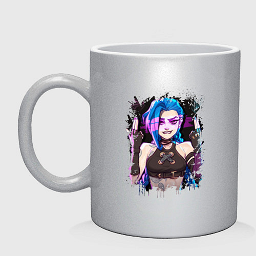 Кружка JINX SHOOT ARCANE LOL / Серебряный – фото 1