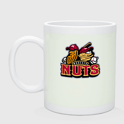 Кружка Modesto Nuts -baseball team / Фосфор – фото 1