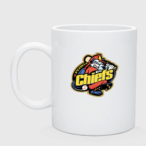 Кружка Peoria Chiefs - baseball team / Белый – фото 1