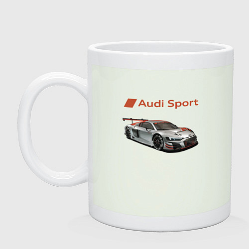 Кружка Audi sport - racing team / Фосфор – фото 1