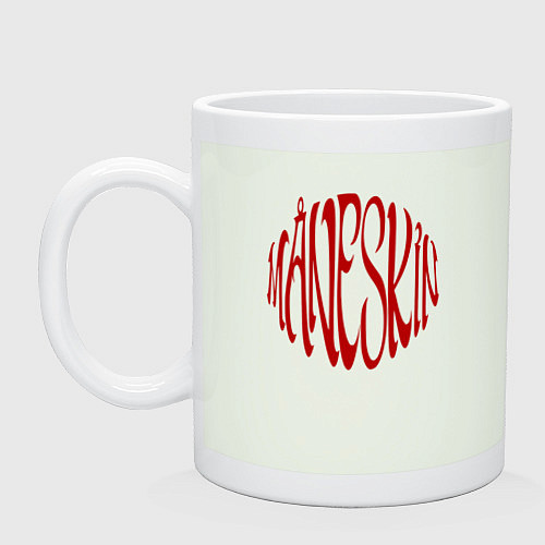 Кружка MANESJIN LOGO RED МАНЕСКИН / Фосфор – фото 1