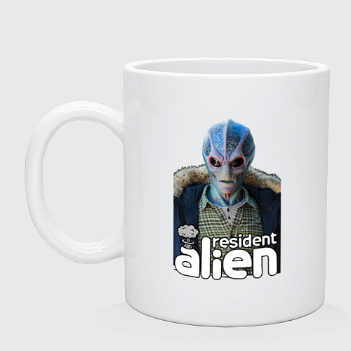 Кружка Resident alien / Белый – фото 1