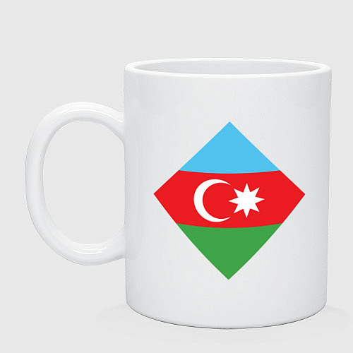 Кружка Flag Azerbaijan / Белый – фото 1