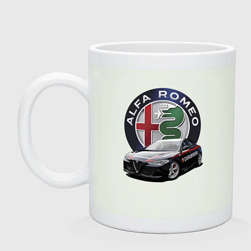 Кружка Alfa Romeo Carabinieri / Фосфор – фото 1