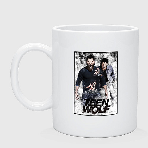 Кружка Волчонок Оборотни Дерек и Скотт / Белый – фото 1