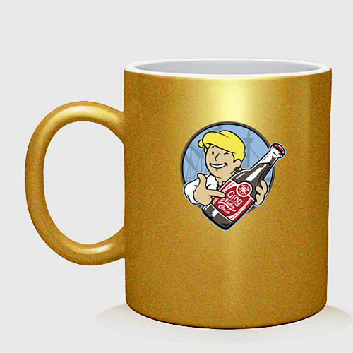 Кружка Vault Boy Fallout / Золотой – фото 1