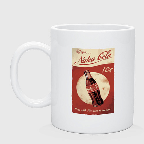 Кружка Fallout Nuka Cola Poster Pop art / Белый – фото 1