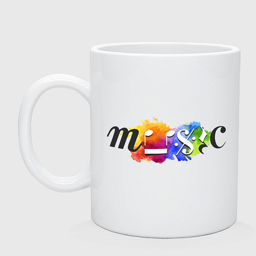 Кружка Music Color / Белый – фото 1