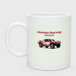 Кружка керамическая Honda racing team, цвет: фосфор