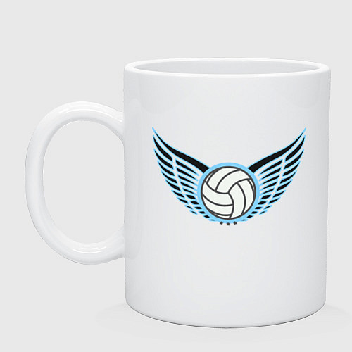 Кружка Volleyball Wings / Белый – фото 1