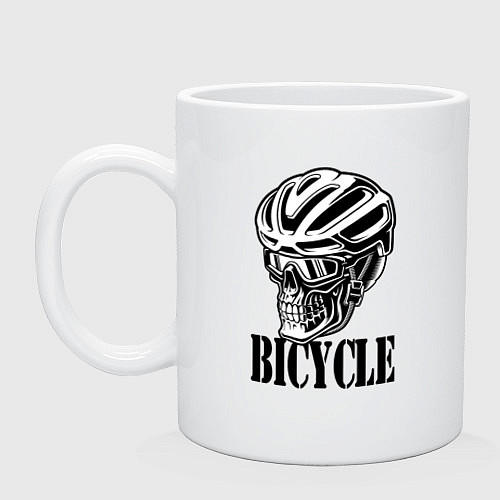 Кружка Bicycle Skull / Белый – фото 1