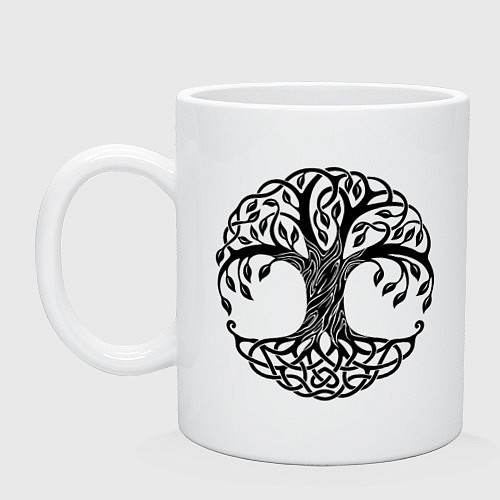 Кружка Кельтское дерево жизни / Белый – фото 1