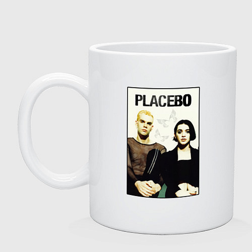Кружка Placebo рок-группа / Белый – фото 1
