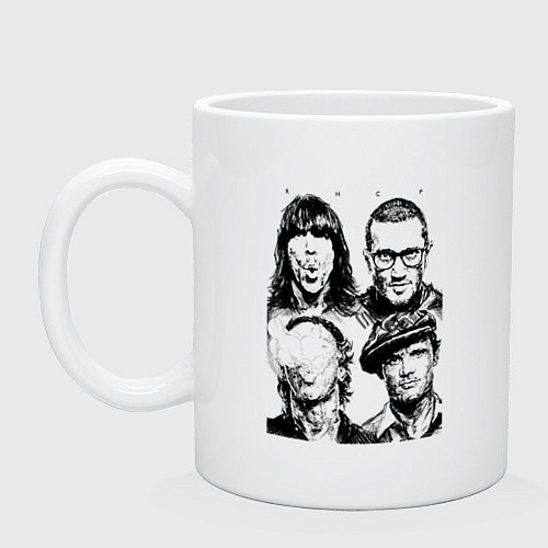 Кружка RHCP faces / Белый – фото 1