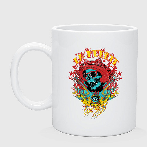 Кружка La muerte art santa muerte art / Белый – фото 1